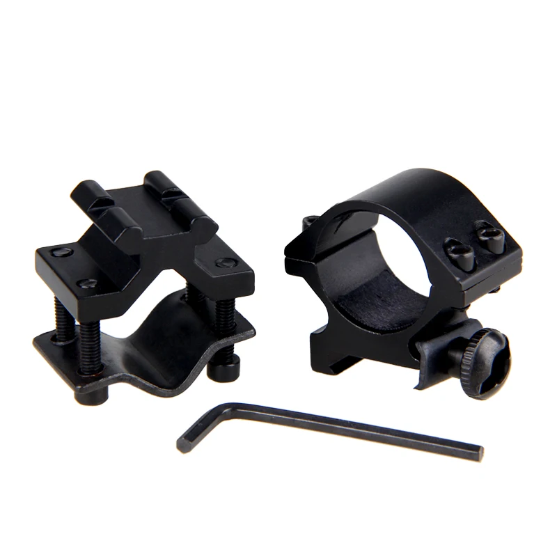 1/2 PCS Tactical 1&quotinch 25.4mm Ring QD Flashlight Scope Laser Rifle Barrel Mount Accessories Clip Sight Tube Clamp | Спорт и