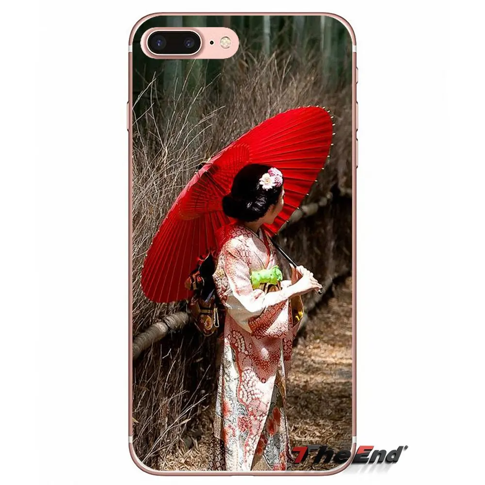 Чехол Maiko Henshin japanese Geisha girl для Huawei G7 G8 Ascend P7 P8 P9 Lite Honor 4C 5X 5C 6X Mate 7 8 9 Y3 Y5 II Pro|case for huawei