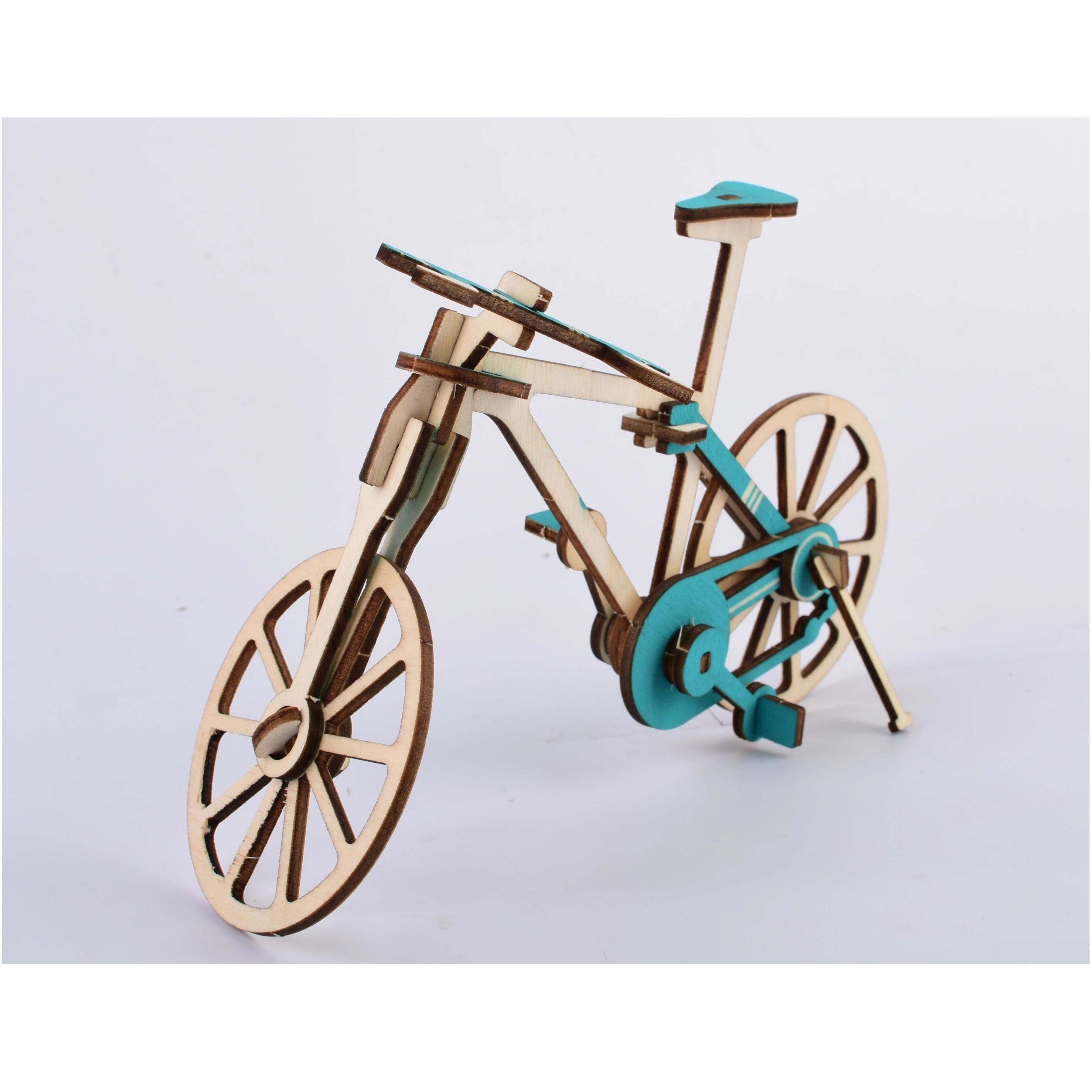 Лазерная резка новая сборка развивающая игрушка сделай сам 3D деревянные модели