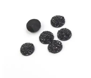 11 Jaymaxi 10 мм AB Цвет Druzy камень смола круглая плоская спина, кабошон для DIY украшения ювелирных изделий на заказ многоцветный 100 шт./лот - Цвет: 11