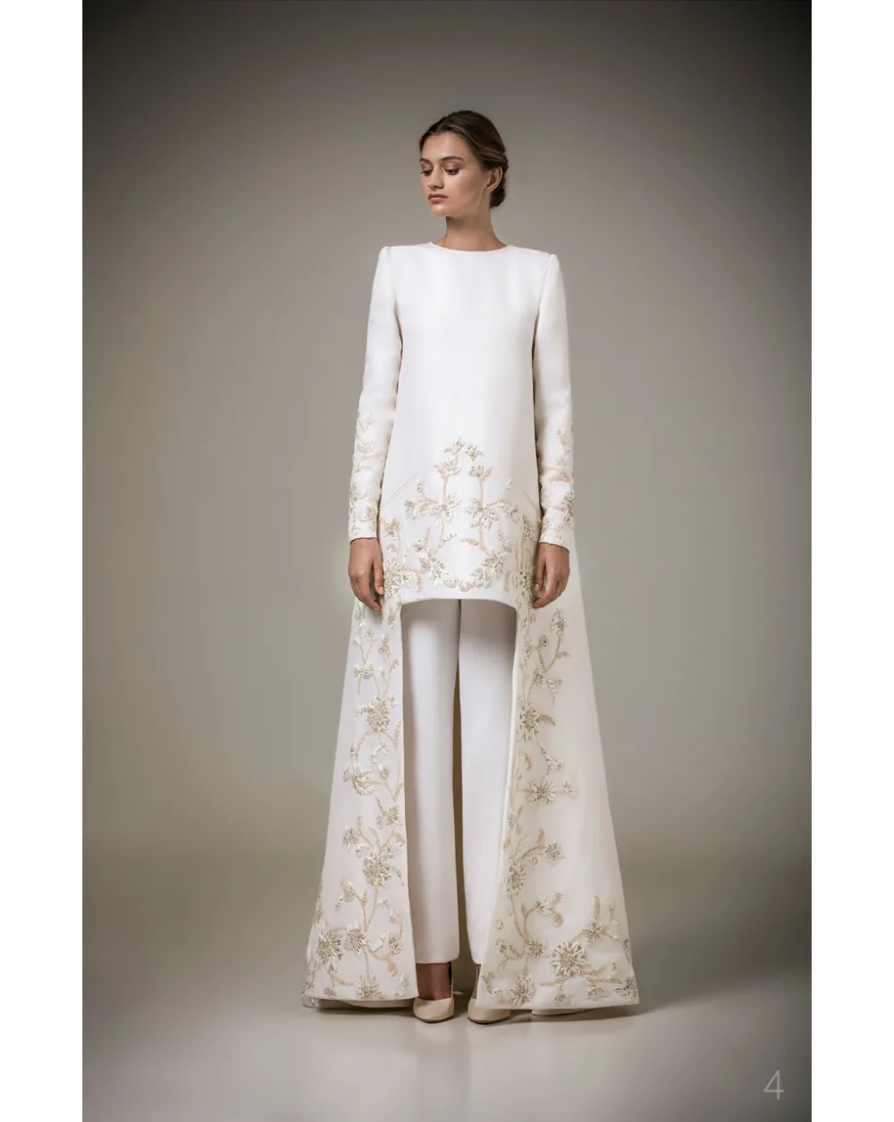 Арабский мусульманские платья Брюки с вышивкой элегантное платье длинными