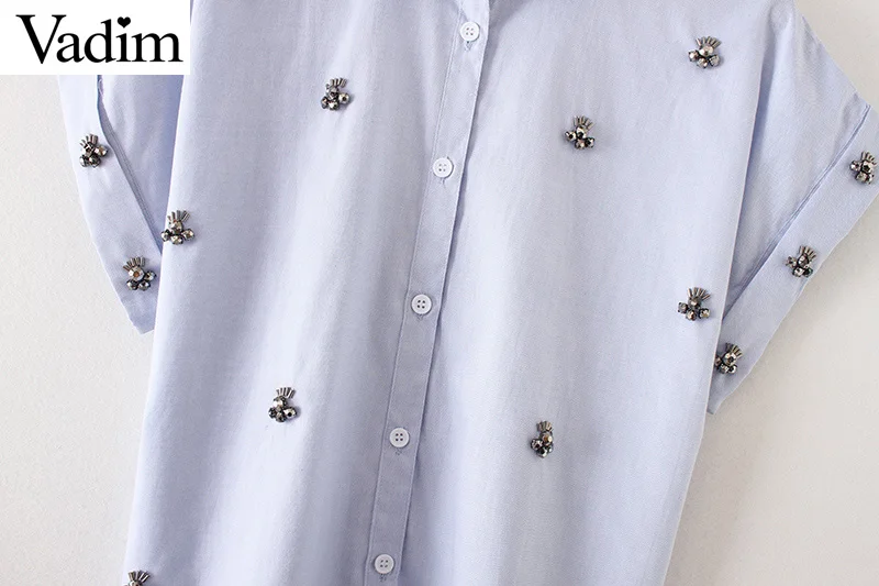 Женская блузка с коротким рукавом и отложным воротником|collar blouse|blouse brandbrand blouse |