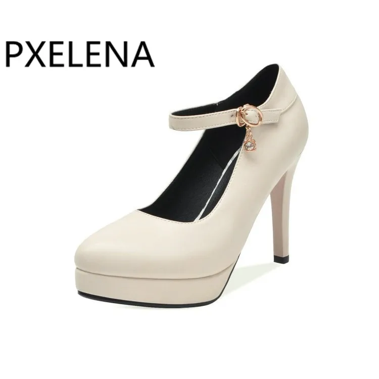 PXELENA/пикантные туфли на высоком каблуке шпильке женские лодочки платформе с