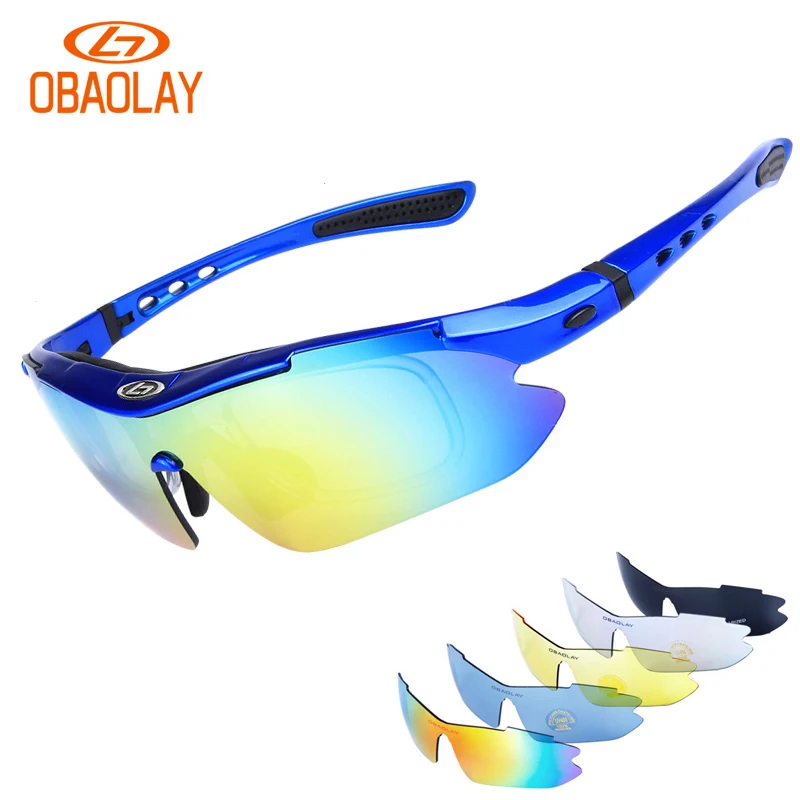 OBAOLAY Мужские поляризационные очки для спорта на открытом воздухе велосипедные