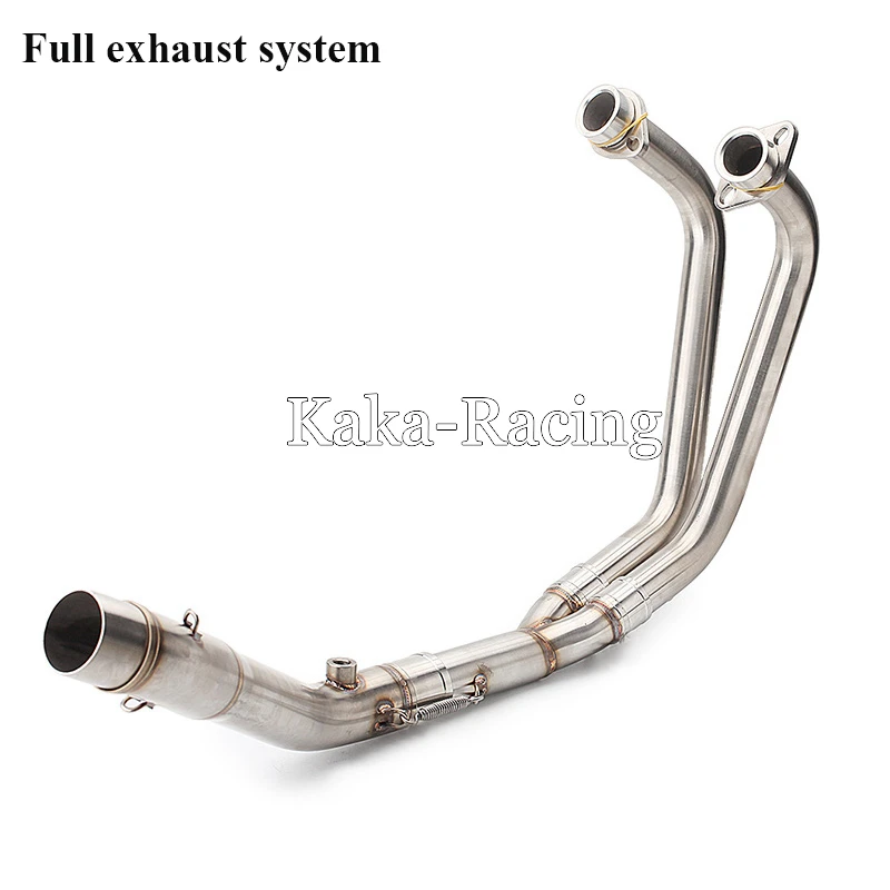 YZF-R3 YZF-R25 MT-03 мотоцикл выхлопной глушитель трубы спереди до середины