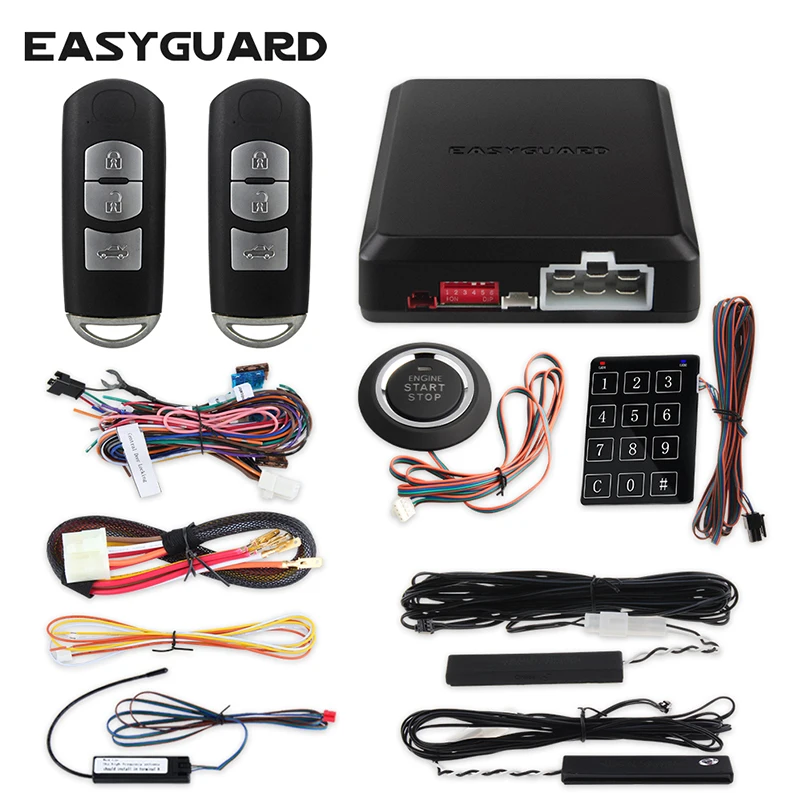 EASYGUARD смарт-ключ автомобильный БЕСКЛЮЧЕВОЙ аварийная система входа без ключа