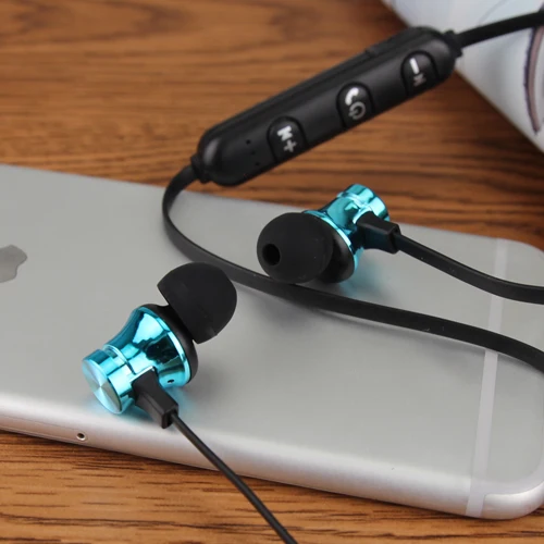 DAONO металлические спортивные Bluetooth беспроводные наушники с микрофоном магнитные вкладыши магнитные Bluetooth наушники гарнитура для мобильного телефона