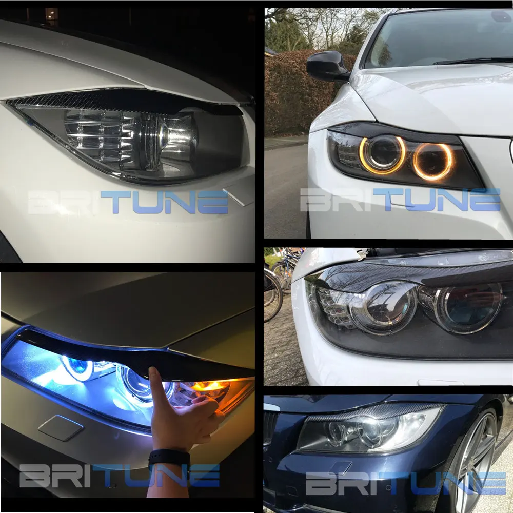 Для BMW 3 серии E90 седан/E91 WAGON 2005 2011 автомобилей углеродного волокна веки отделкой