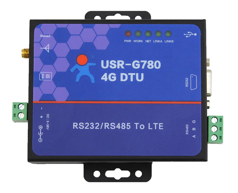 USR-G780 Бесплатная доставка Серийный 4G DTU LTE сеть TCP/UDP/DNS/HTTP/FTP протокол | Безопасность
