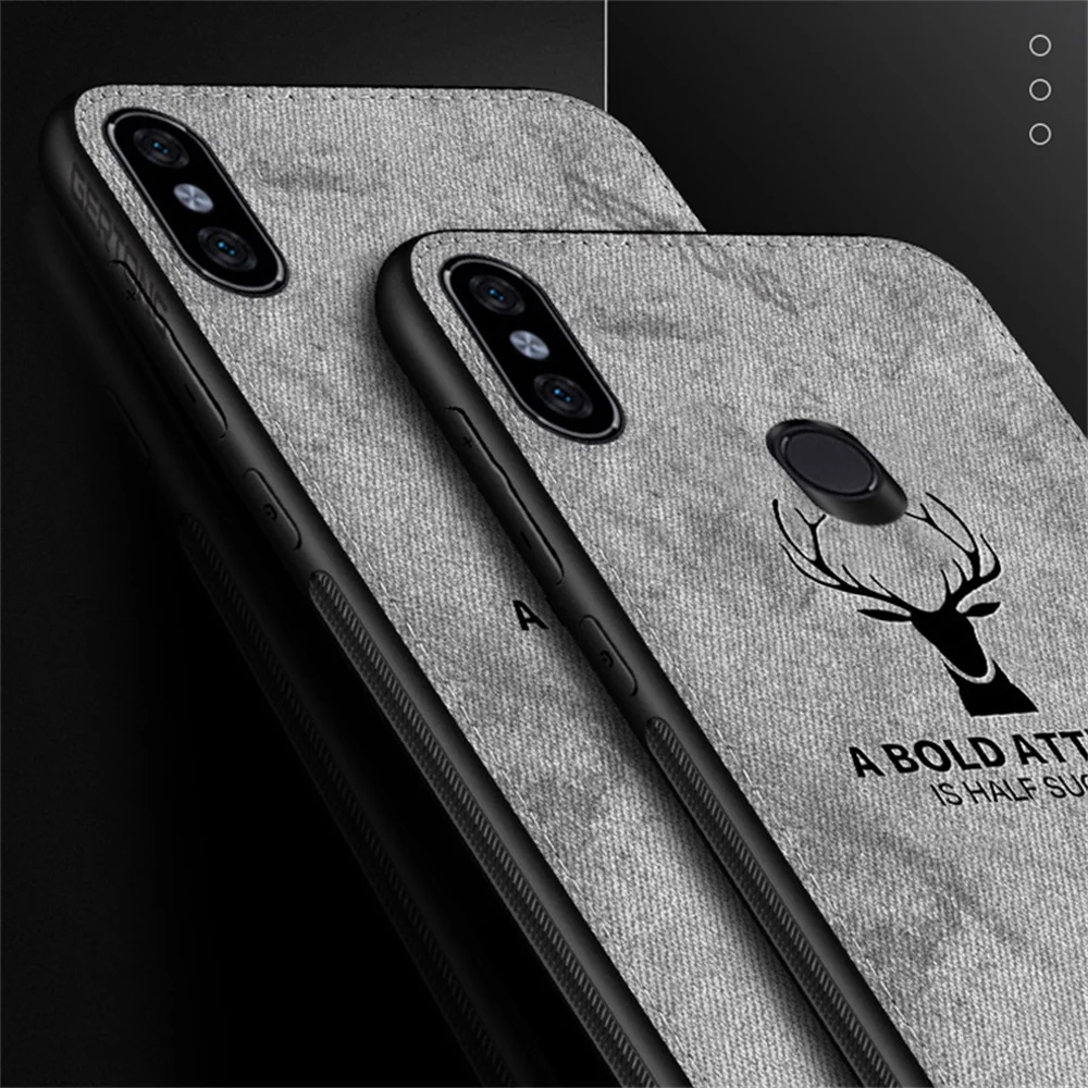 Противоударный тканевый чехол с оленем для Xiao mi Red 7 Note 6 Pro 6A 5 Plus S2 9 8 SE Lite A1 A2 x 2 2S 3 3S