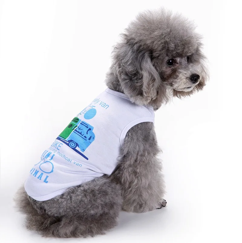 2017 Весенняя и летняя одежда для собак Жилет милый жилет езды на велосипеде с