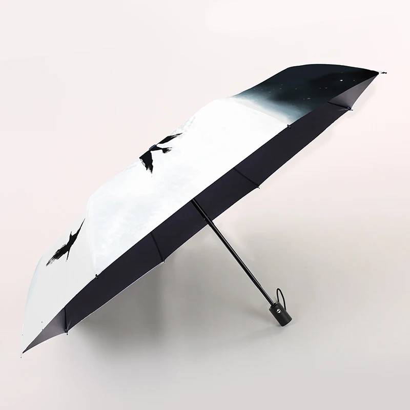 Зонт с одной рукой мужской женский Солнцезащитный защитой от УФ-лучей полностью