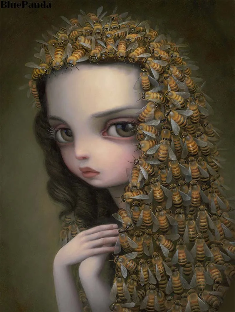Mark Ryden the Bee Hair Oscary Favourite Artist художественные принты картины для гостиной плакат на стену домашний декор - Цвет: MR025
