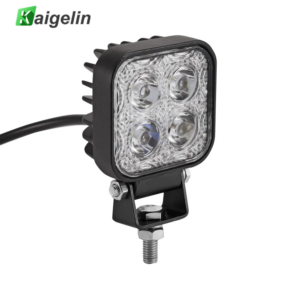 Kaigelin 12 Вт LED Освещение Spotlight Водонепроницаемый В автомобиль работы Лампочки для