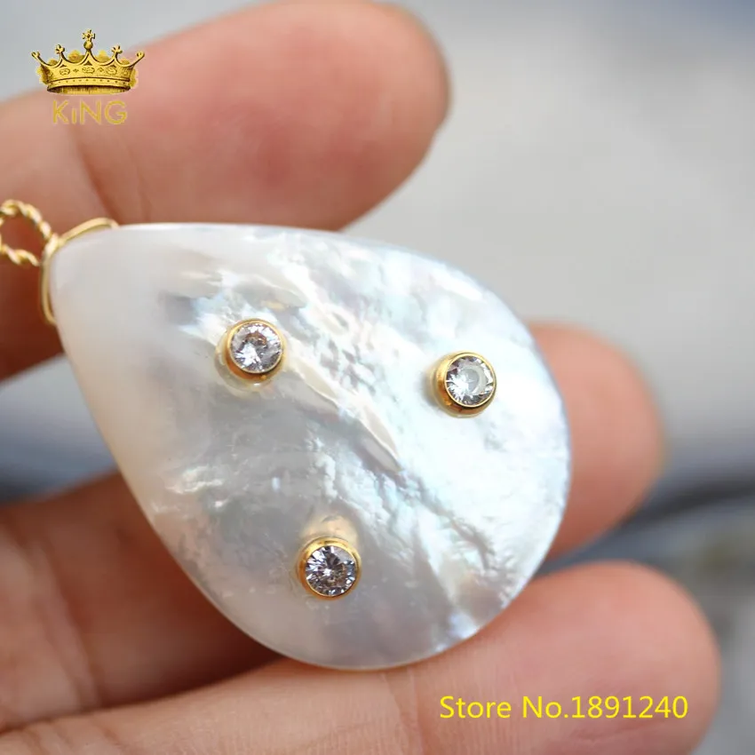 5 шт. ожерелье с каплевидными ракушками ювелирные изделия жемчужные раковины