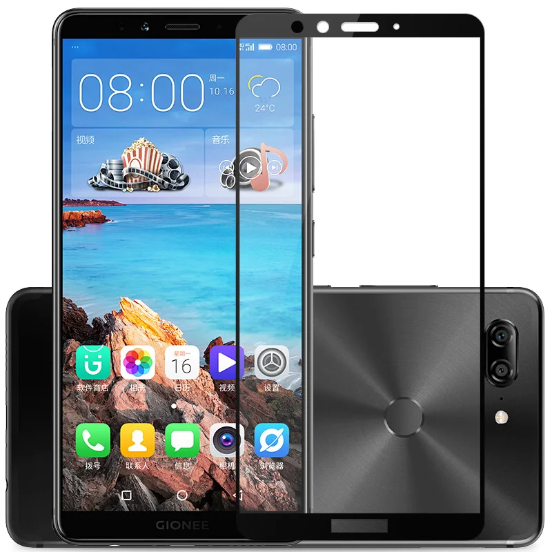 3D закаленное стекло для Gionee M7 Полное покрытие экрана Взрывозащищенная защитная