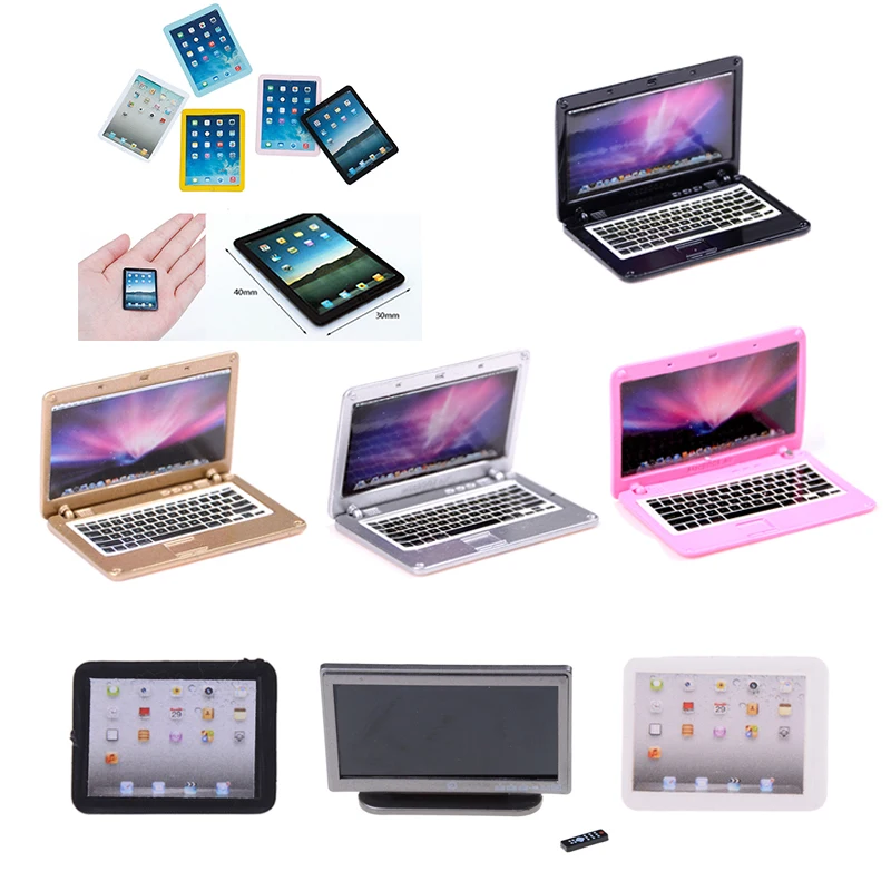 1 шт. аксессуары сделай сам имитация мини ноутбука компьютера плоского ЖК экрана