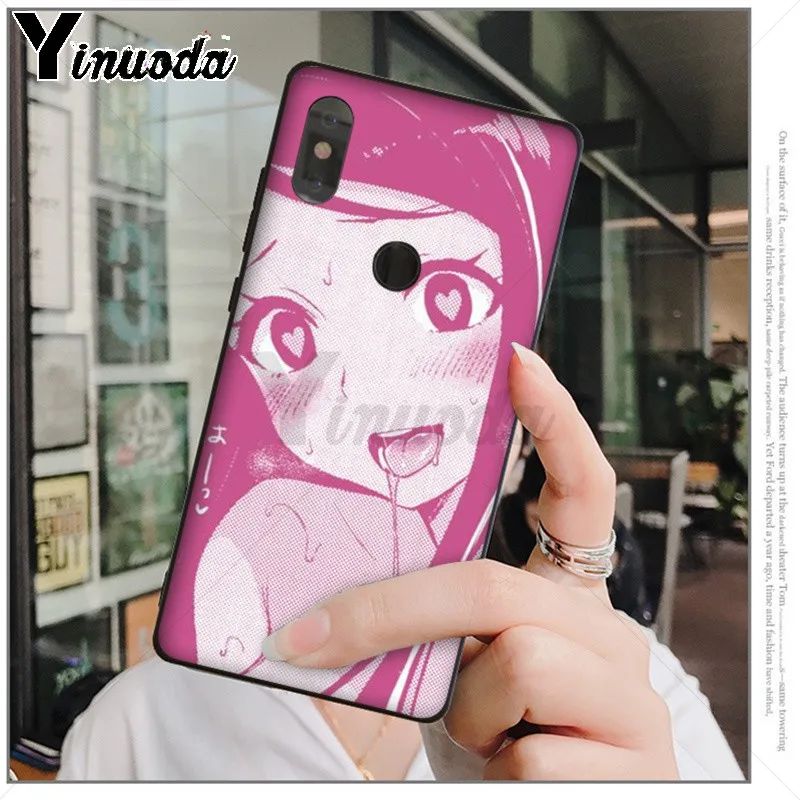 Yinuoda аниме девушка мультфильм Япония милые лица DIY Роскошный чехол для телефона для Xiao mi Red mi 5 5Plus Note4 4X Note5 6A mi 6 mi x2 mi x2S