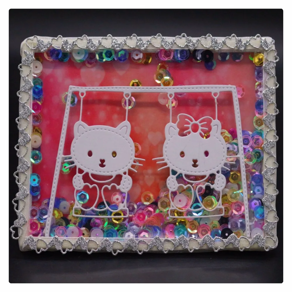 VCD79 скрапбукинга для металлические режущие штампы трафареты карточки украшения