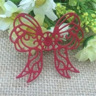 Галстук-бабочка, бант, металлические вырезанные штампы, фотоальбом, карточки, тиснение, рукоделие, вырезанные штампы