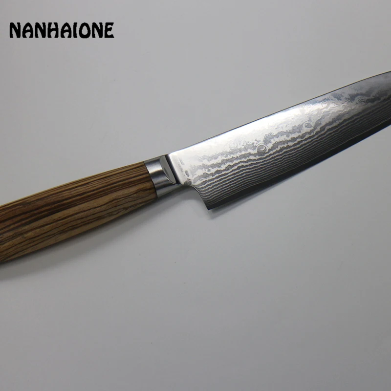 Nanhaione 67-слой японский Дамаск Дамасская сталь шеф-повар дамасский клинок Кухня Ножи micata шеф-повара Ножи CL093