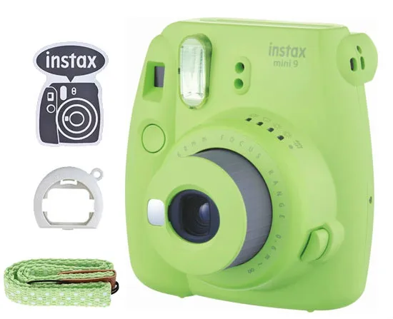 C Оригинальная камера Fuji Fujifilm Instax Mini 9 с мгновенной печатью, компактная цифровая пленка, камера для фотосъемки, фотобумага, подарок - Цвет: C