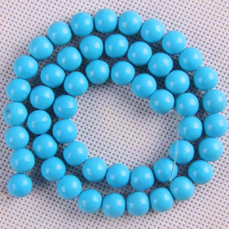 8MM Howlite Round Loose Beads Strand 16 Inch Jewelry For Gift Making C007 | Украшения и аксессуары