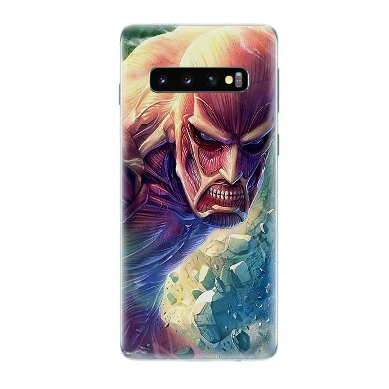 Сапоги для косплея Shingeki No Kyojin Аниме Рисунок чехол samsung Galaxy A6 A8 плюс A7 A9 J5 J8 J4 J6 2018 кН