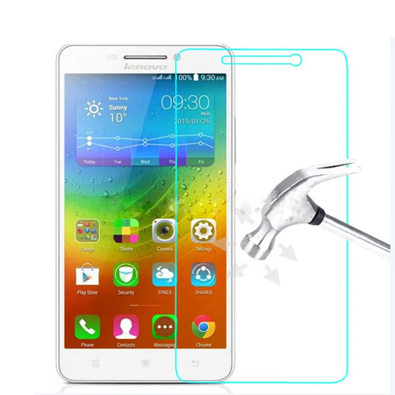 100% Original 9H 0.26mm High Clear Explosion-proof Front LCD Tempered Glass For Lenovo A5000 A 5000 Screen Protector Film | Мобильные