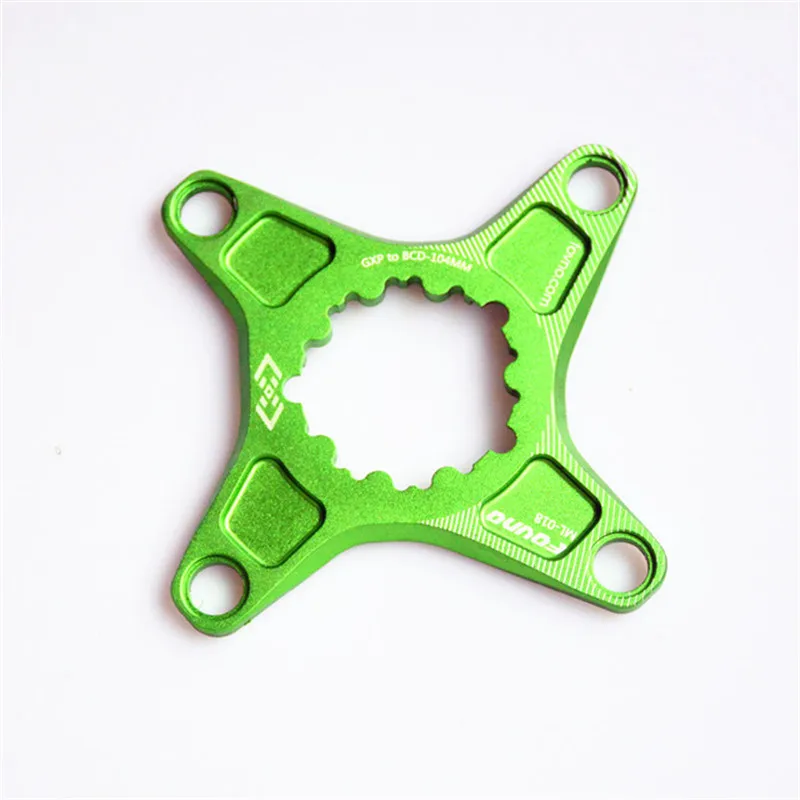 GXP turn104BCD Green Fovno GXP велосипедный Кривошип шатун для горного велосипеда алюминиевый сплав велосипедный Кривошип алюминиевый сплав MTB велосипедный Кривошип велосипеда запчасти - Цвет: GXP turn104BCD Green