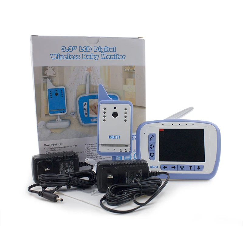 3 2 дюйма ЖК-монитор Цифровой Беспроводной видео Видеоняни и радионяни с Камера ИК