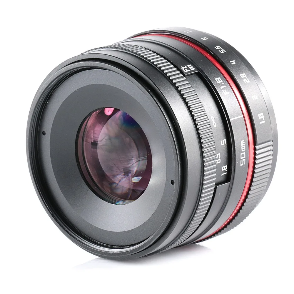 Новый 50 мм f/1 8 FX крепление APSC f1.8 объектив камеры для Fujifilm XT10 XT2 XT1 XA3 XA2