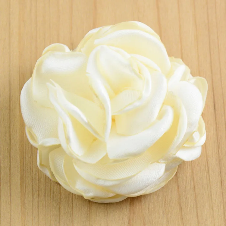 

120pcs/lot 6cm 24colors Vintage Burn Eage Hair Rose Flowers For Children Accessories Artificial Fabric Flowers For Headbands