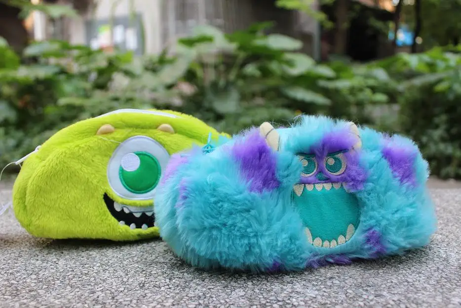 Mike Wazowski Sulley плюшевая косметичка для макияжа Университет Монстров, креативные сумки, чехол-ручка, сумка, игрушки для детей
