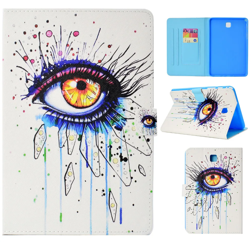 Чехол-подставка из ТПУ и искусственной кожи на магните для Samsung Galaxy Tab A 8 0 T350 T351 T355