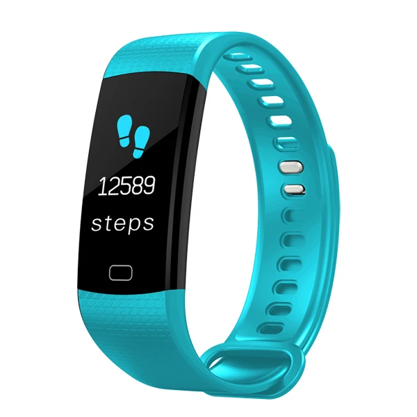 Blue MAFAM Y5 Smartwatch электронные умные часы для женщин и мужчин, спортивные часы для бега, скалолазания, шагомер, СВЕТОДИОДНЫЙ цветной экран - Цвет: Blue