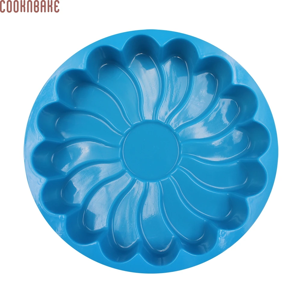 COOKNBAKE DIY Silicone Cake Mold Single Flower Baking Pan Sun Jelly FDA Quality CDSM-124 | Дом и сад