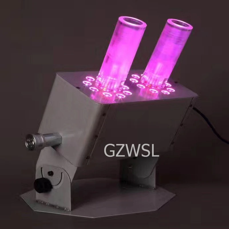 Бесплатная доставка 2 шт./лот 18*3 Вт DMX LED CO2 JET Cannon противотуманная машина|Эффект освещения сцены| |
