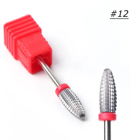 12 STZ 1 шт. вольфрамовые карбидные сверла для ногтей фрезы для маникюра фрезы Металлические фрезы для педикюра пилки для ногтей станки#1014 - Цвет: 12