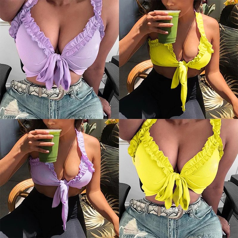 Для женщин Майки вечерние бантом Повседневное праздник эластичная блузка Одежда