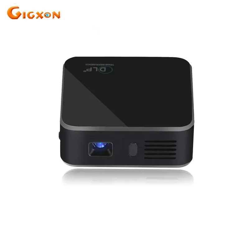 Gigxon G05 DLP WiFi Bluetooth 120 люмен Мини Проектор E05 СВЕТОДИОДНЫЙ Карманный Quad core Android Смарт