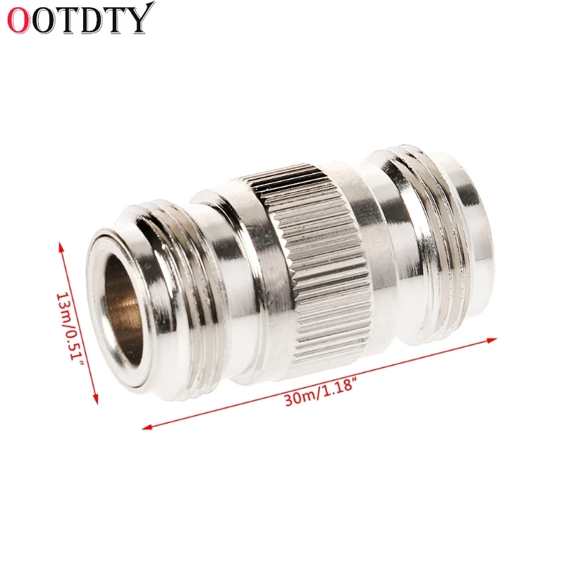 OOTDTY N образный двойной Женский переходник для гнезда миниджек RF WiFi антенный