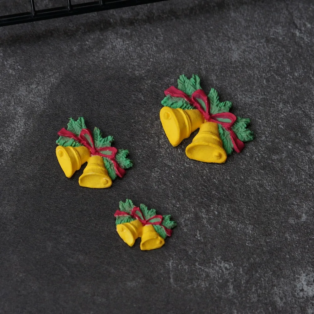 Sugarcraft силиконовая форма Рождественский колокольчик помадка украшения торта