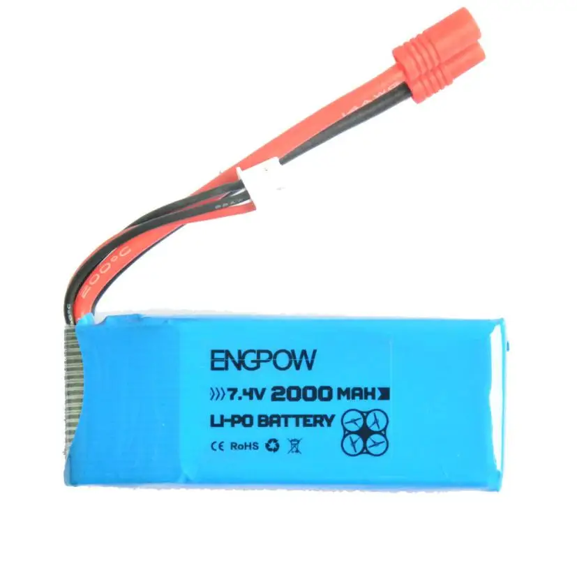 Для Syma X8 X8C X8W 7 4 V 2000mAh Lipo батарея RC Quadcopter запасные части J7062 | Игрушки и хобби
