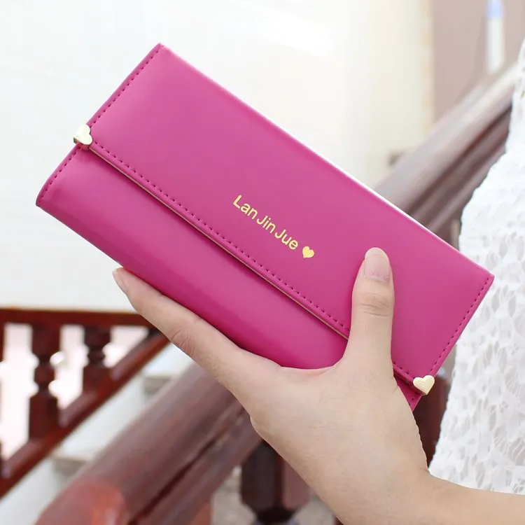 Можно отследить! 2018 Модный женский клатч кошельки сумка из искусственной кожи