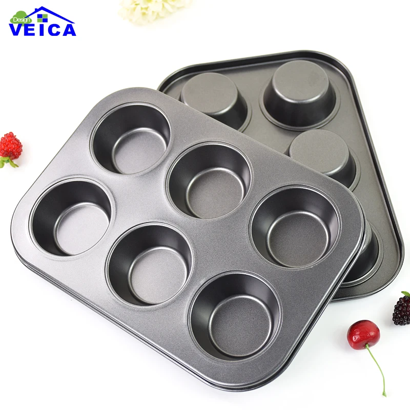 2020 акция форма для выпечки круглая антипригарная из углеродистой стали 6 чашек
