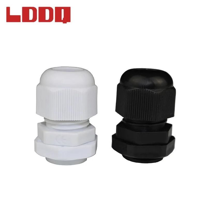 Ldq 100 шт нейлоновый пластиковый водонепроницаемый кабельный сальник PG11 для 5-10 мм