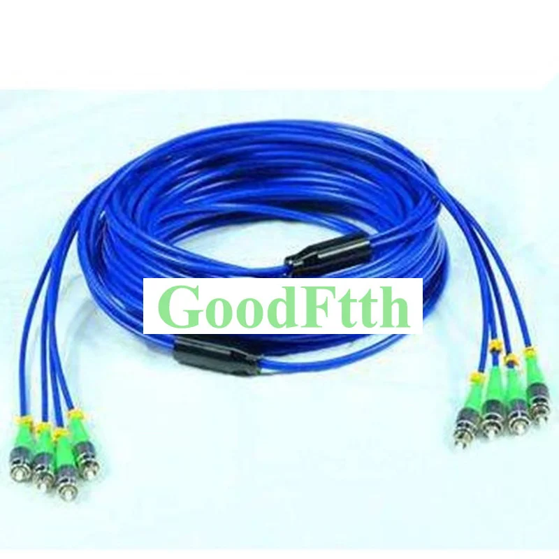 4 Core Fiber Armoured armored Patch Cord Jumper Cable FC-FC APC FC/APC-FC/APC SM GoodFtth 10-50m