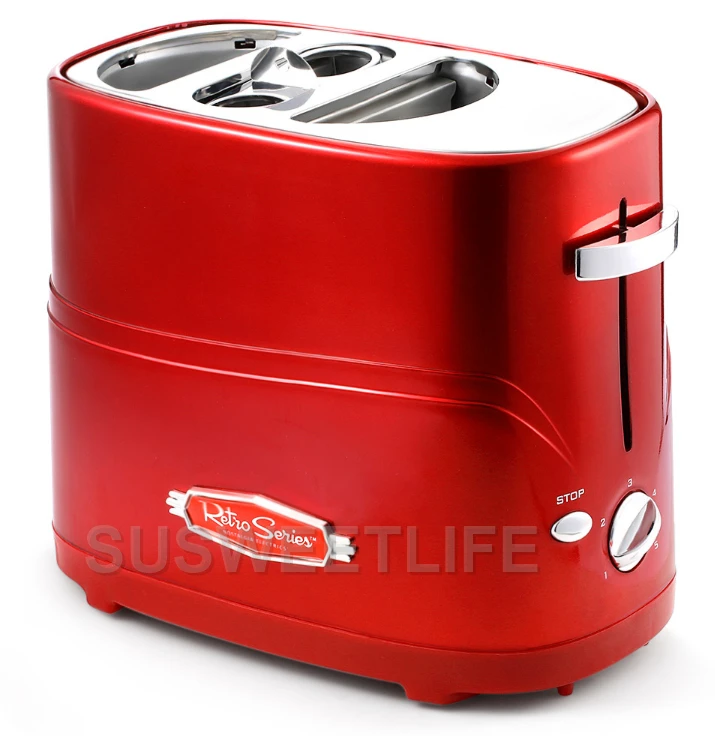 

Pop-up Hot Dog Toaster mini breakfast machine,American household mini hot dog machine,Bread/sausage maker Toast furnace