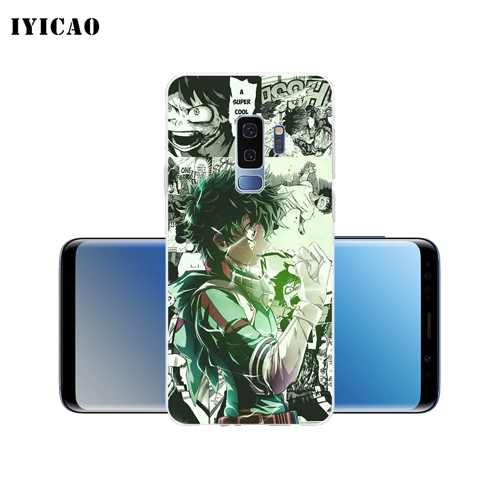 IYICAO аниме My Hero academic Мягкий силиконовый чехол для телефона Samsung Galaxy S10e S10 S9 S8 Plus S7 Edge